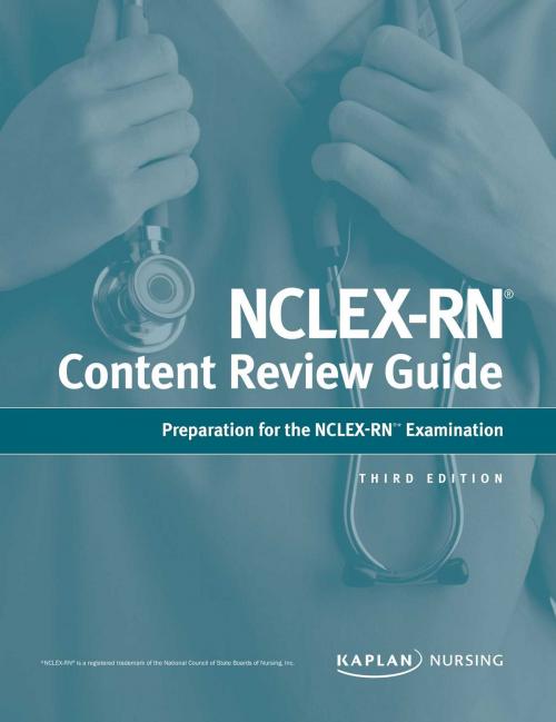 Cover of the book NCLEX-RN Content Review Guide by Kaplan, Kaplan Publishing