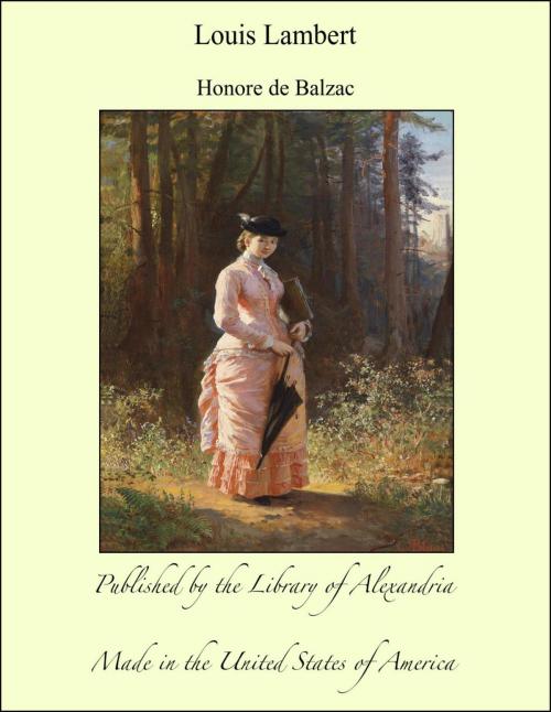 Cover of the book Louis Lambert by Honore de Balzac, Library of Alexandria