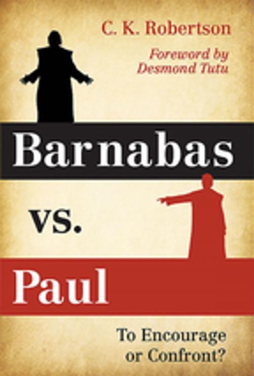Cover of the book Barnabas vs. Paul by C. K. Robertson, Abingdon Press