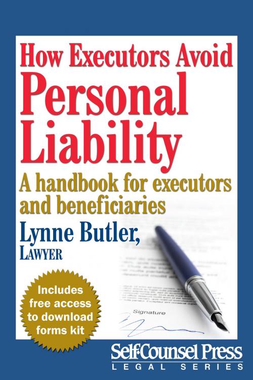 Cover of the book How Executors Avoid Personal Liability by Lynne Butler, Self-Counsel Press