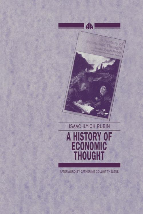 Cover of the book History of Economic Thought by Isaac Ilyich Rubin, Catherine Colliot-Thelene, Pluto Press