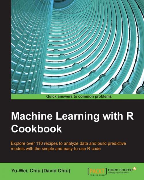 Cover of the book Machine Learning with R Cookbook by Yu-Wei, Chiu (David Chiu), Packt Publishing