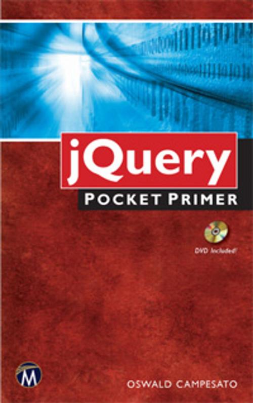 Cover of the book jQuery Pocket Primer by Oswald Campesato, Mercury Learning & Information