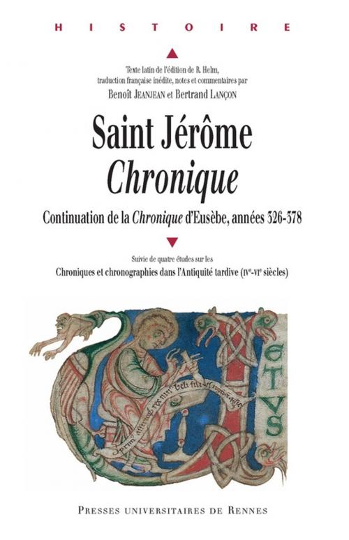Cover of the book Saint Jérôme, Chronique by Bertrand Lançon, Benoît Jeanjean, Presses universitaires de Rennes