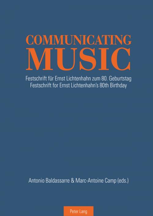 Cover of the book Communicating Music by , Peter Lang