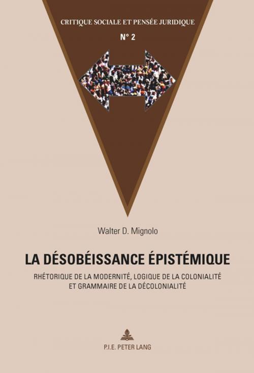Cover of the book La désobéissance épistémique by , Peter Lang