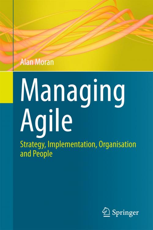 Cover of the book Managing Agile by Alan Moran, Springer International Publishing
