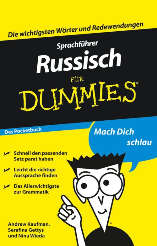 Cover of the book Sprachführer Russisch für Dummies Das Pocketbuch by Andrew Kaufman, Serafima Gettys, Nina Wieda, Wiley