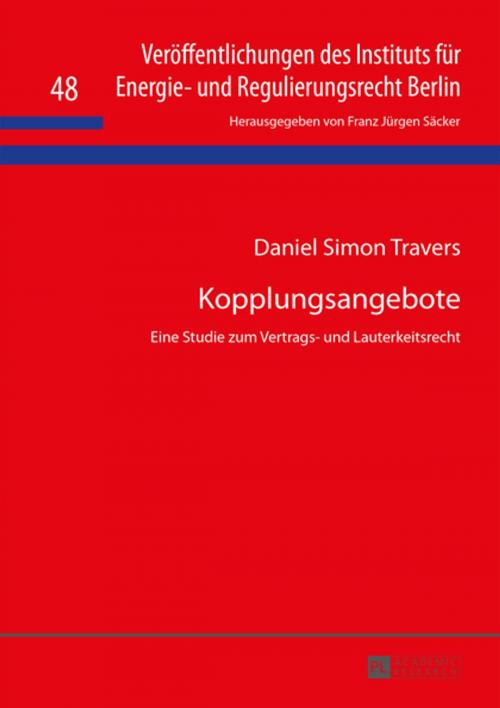 Cover of the book Kopplungsangebote by Daniel Travers, Peter Lang