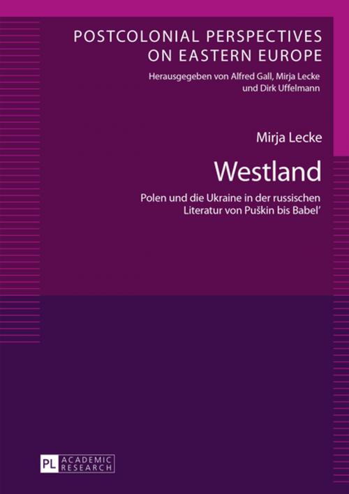 Cover of the book Westland by Mirja Lecke, Peter Lang