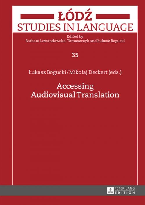 Cover of the book Accessing Audiovisual Translation by , Peter Lang