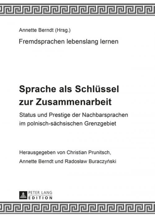 Cover of the book Sprache als Schluessel zur Zusammenarbeit by , Peter Lang