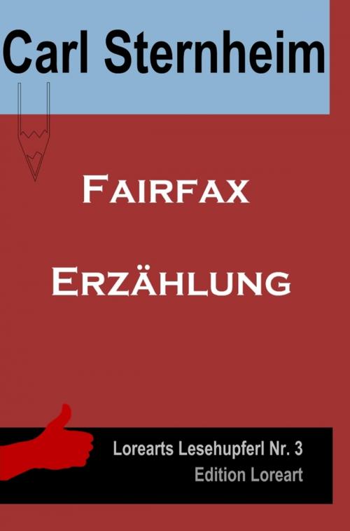 Cover of the book Fairfax by Carl Sternheim, Edition Loreart