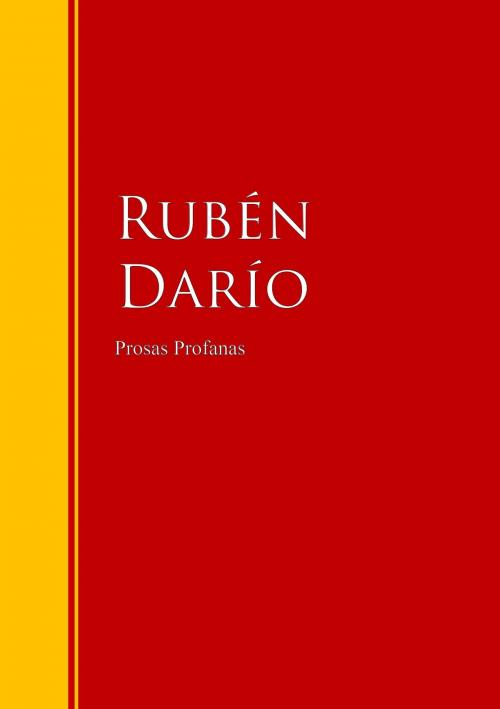 Cover of the book Prosas Profanas by Rubén Darío, IberiaLiteratura