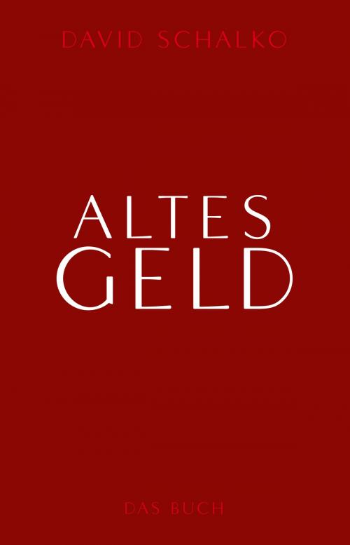 Cover of the book Altes Geld by David Schalko, Jung und Jung Verlag