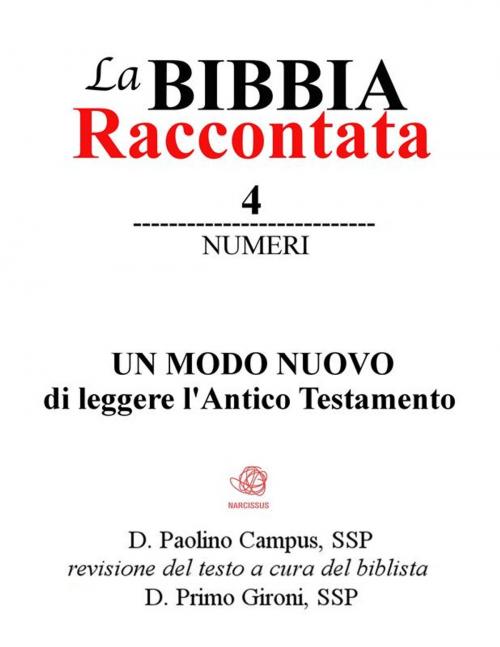 Cover of the book La Bibbia Raccontata - Numeri by Paolino Campus, Paolino Campus