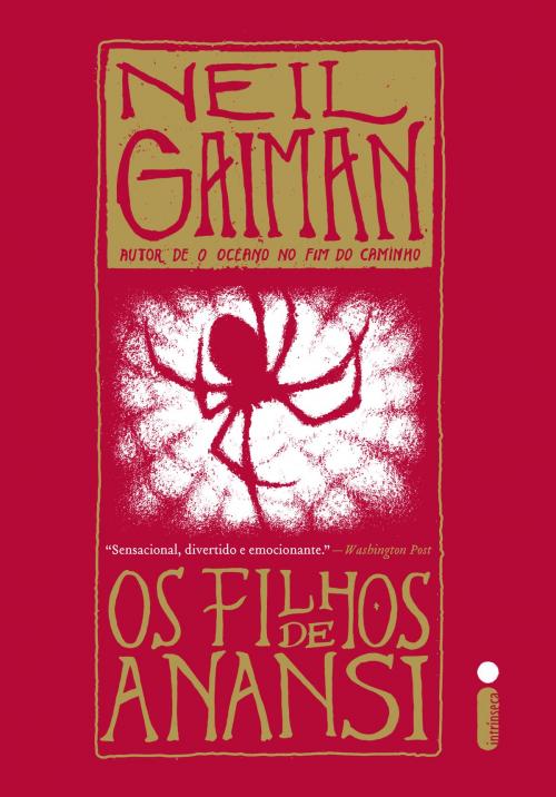 Cover of the book Os filhos de Anansi by Neil Gaiman, Intrínseca