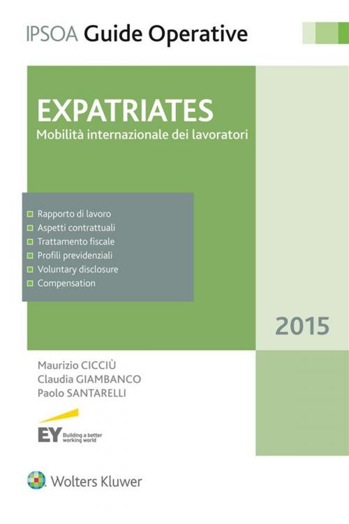 Cover of the book Expatriates by Maurizio Cicciù, Claudia Giambanco, Paolo Santarelli, Ipsoa