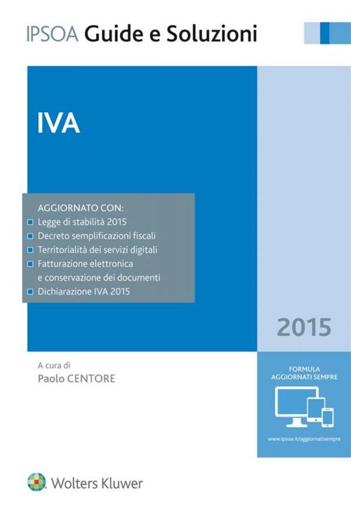 Cover of the book Iva 2015 by CENTORE PAOLO, Ipsoa