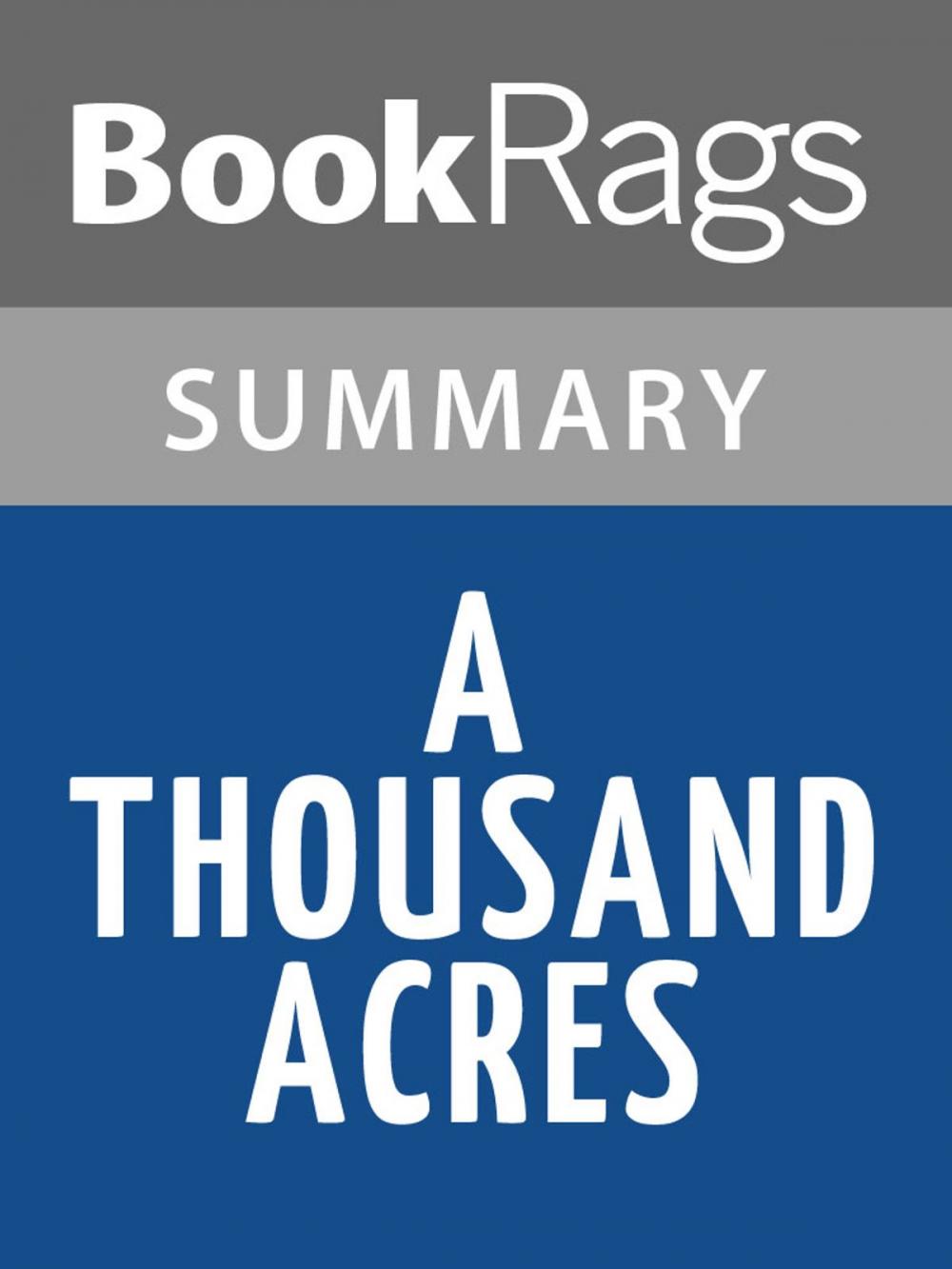 Big bigCover of A Thousand Acres by Jane Smiley Summary & Study Guide