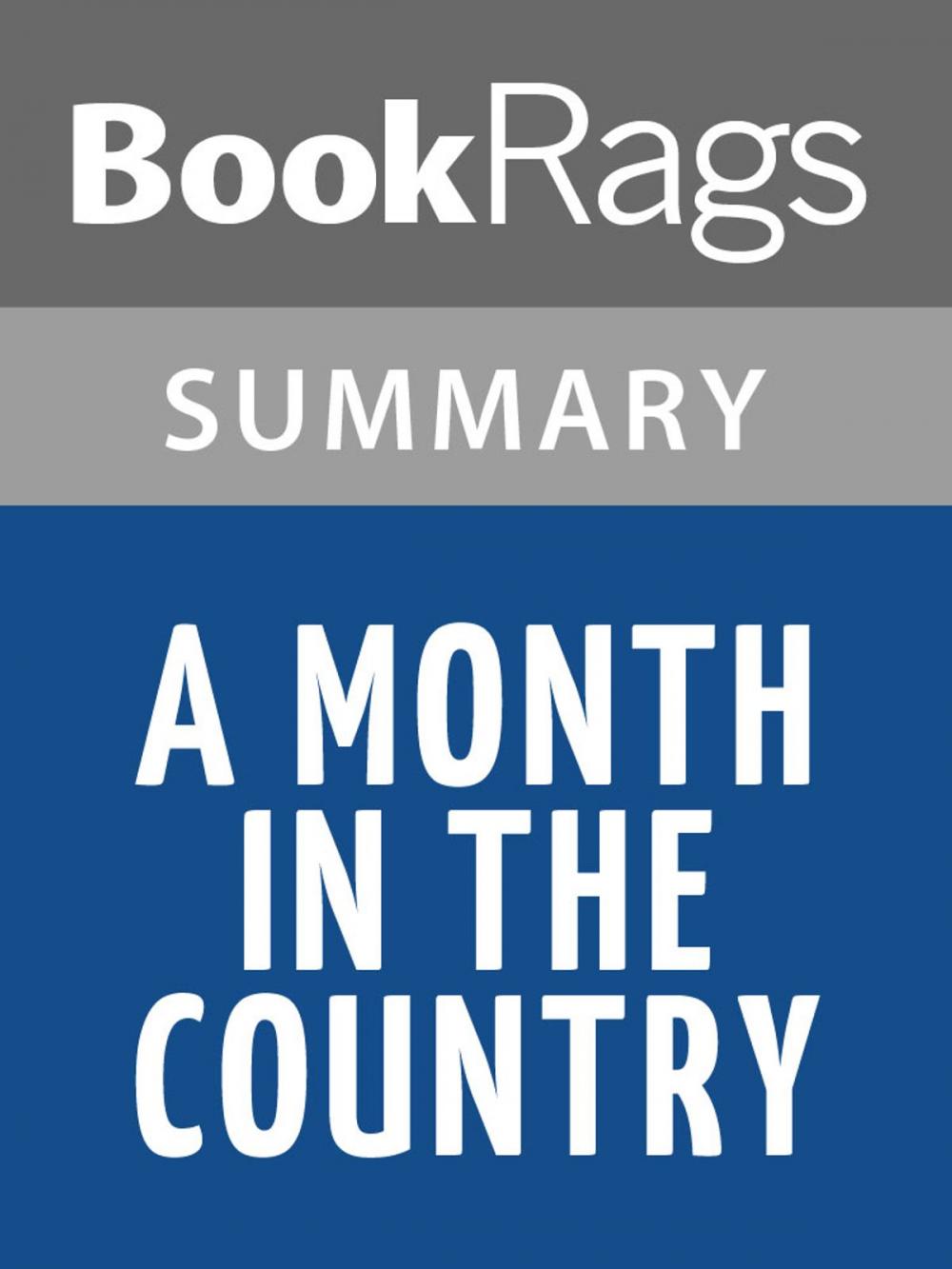 Big bigCover of A Month in the Country by Ivan Turgenev Summary & Study Guide
