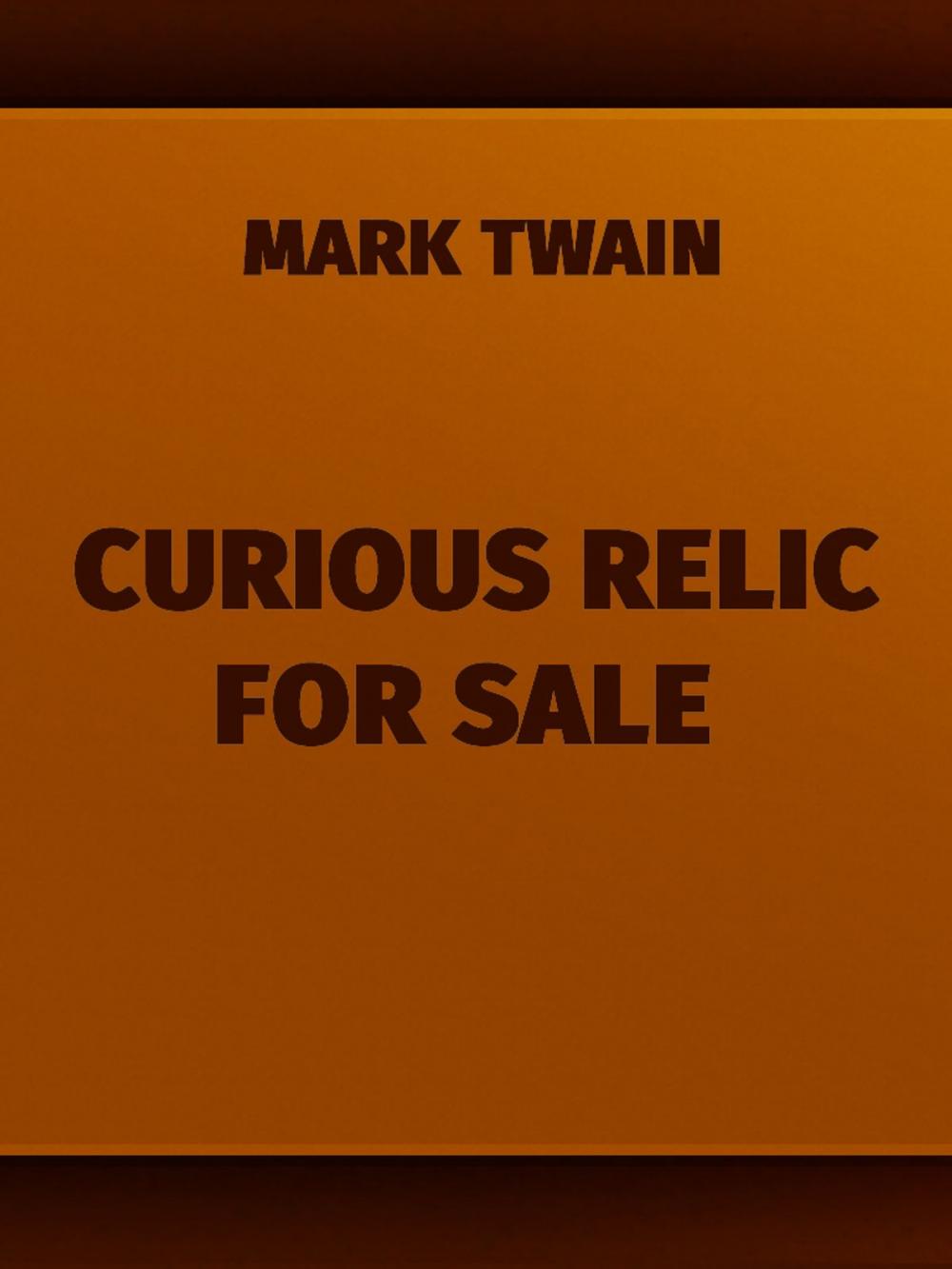 Big bigCover of Curious Relic For Sale