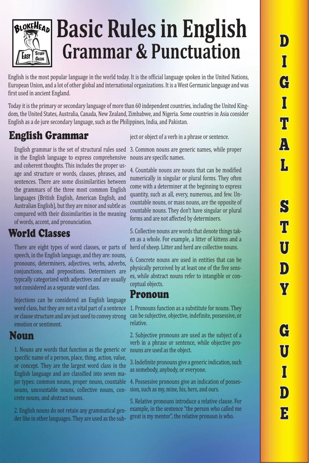 Big bigCover of English Grammar ( Blokehead Easy Study Guide)