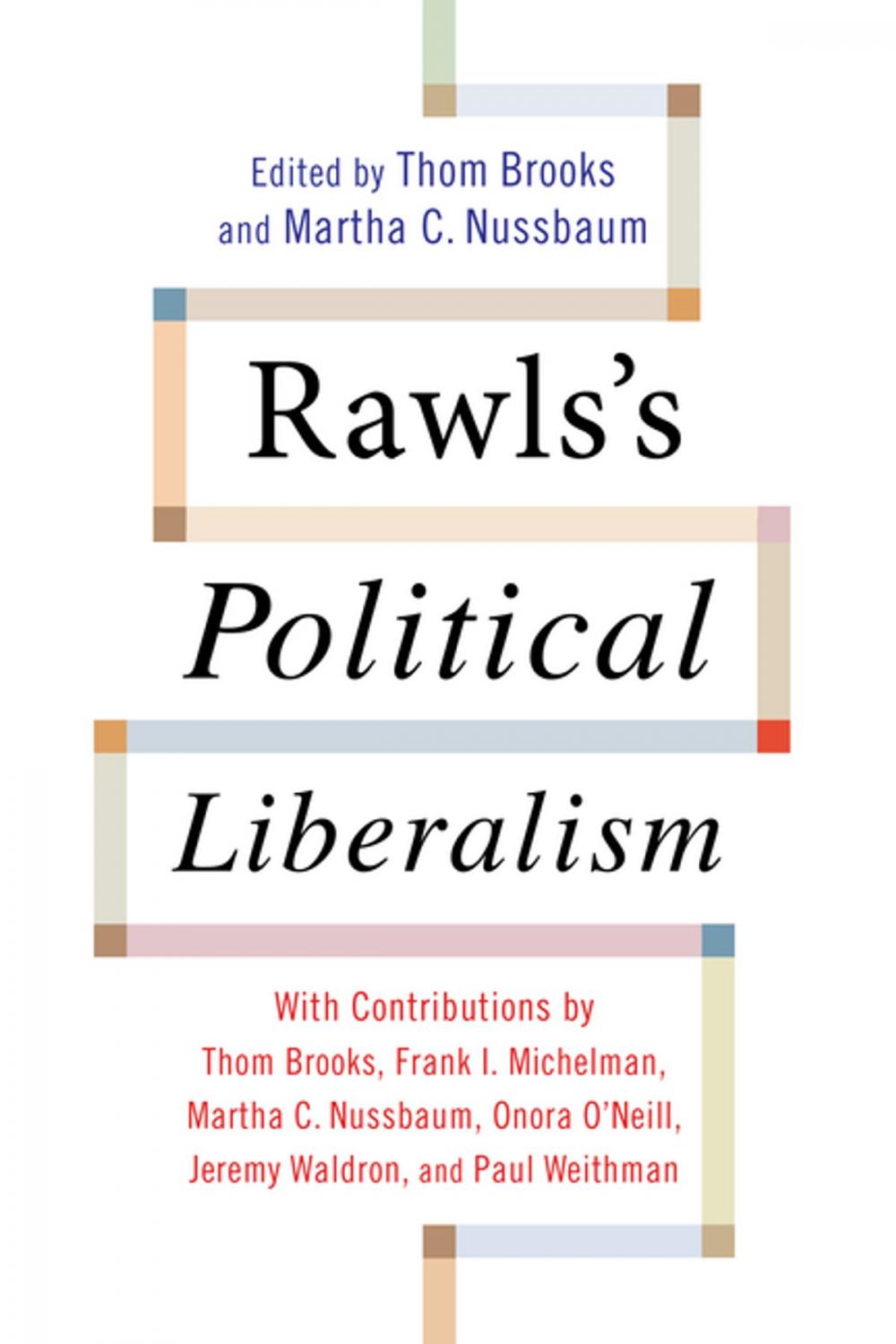 Big bigCover of Rawls's Political Liberalism