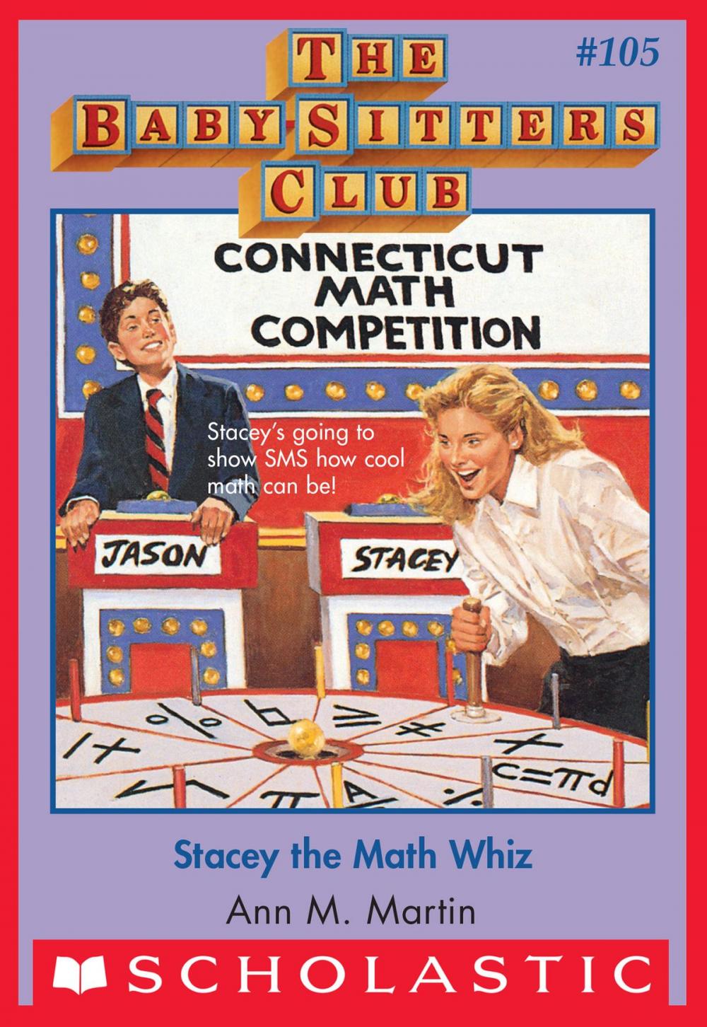 Big bigCover of The Baby-Sitters Club #105: Stacey the Math Whiz