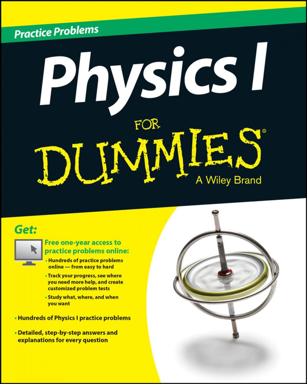 Big bigCover of Physics I Practice Problems For Dummies (+ Free Online Practice)