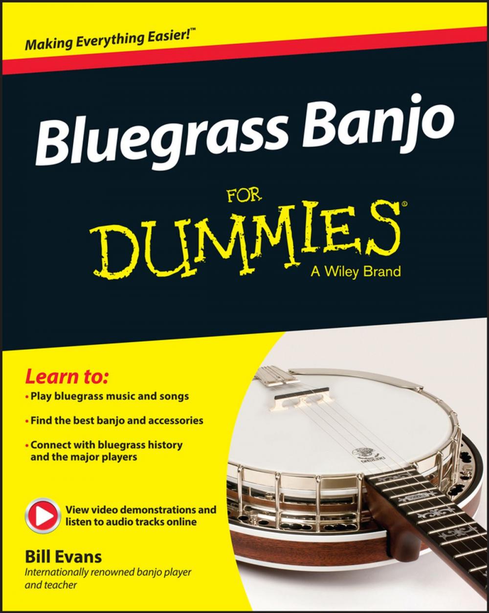Big bigCover of Bluegrass Banjo For Dummies
