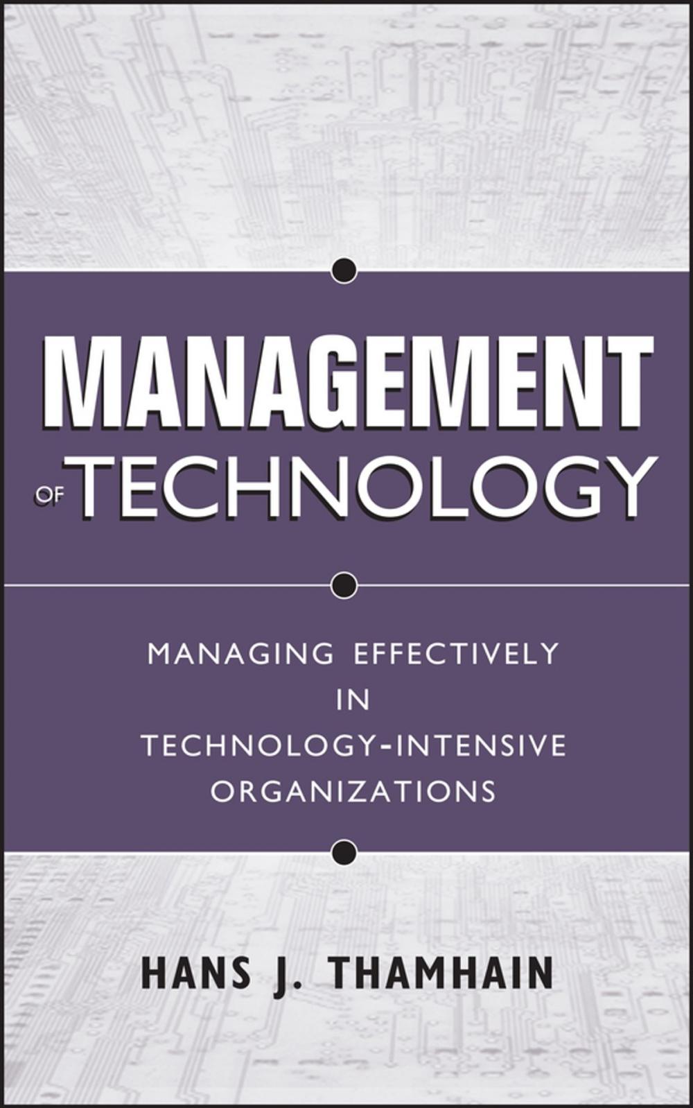 Big bigCover of Management of Technology