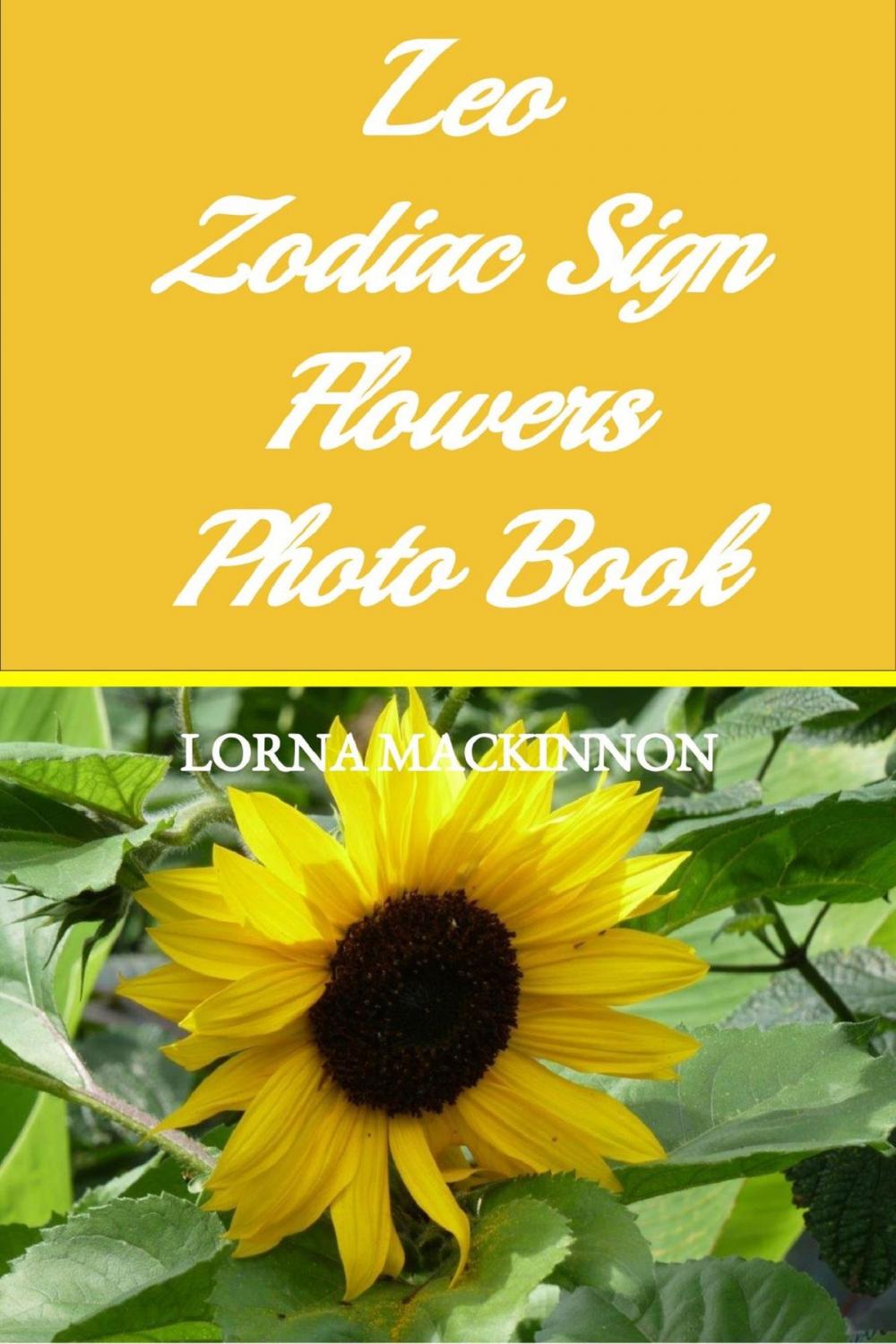 Big bigCover of Leo Zodiac Sign Flowers Photo Book