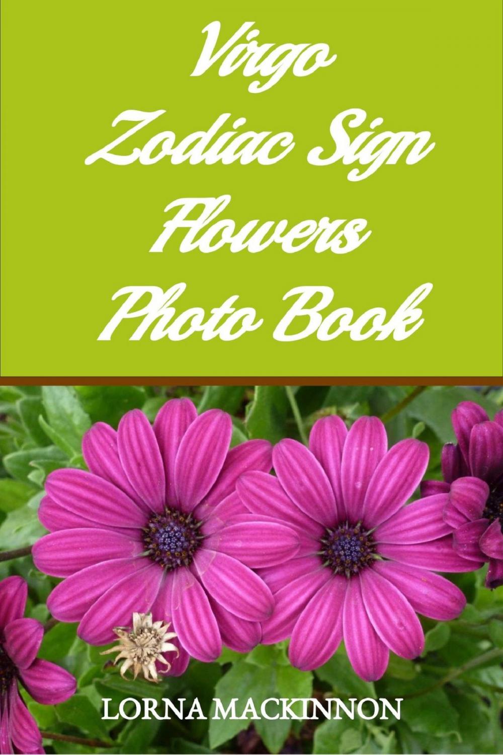 Big bigCover of Virgo Zodiac Sign Flowers Photo Book