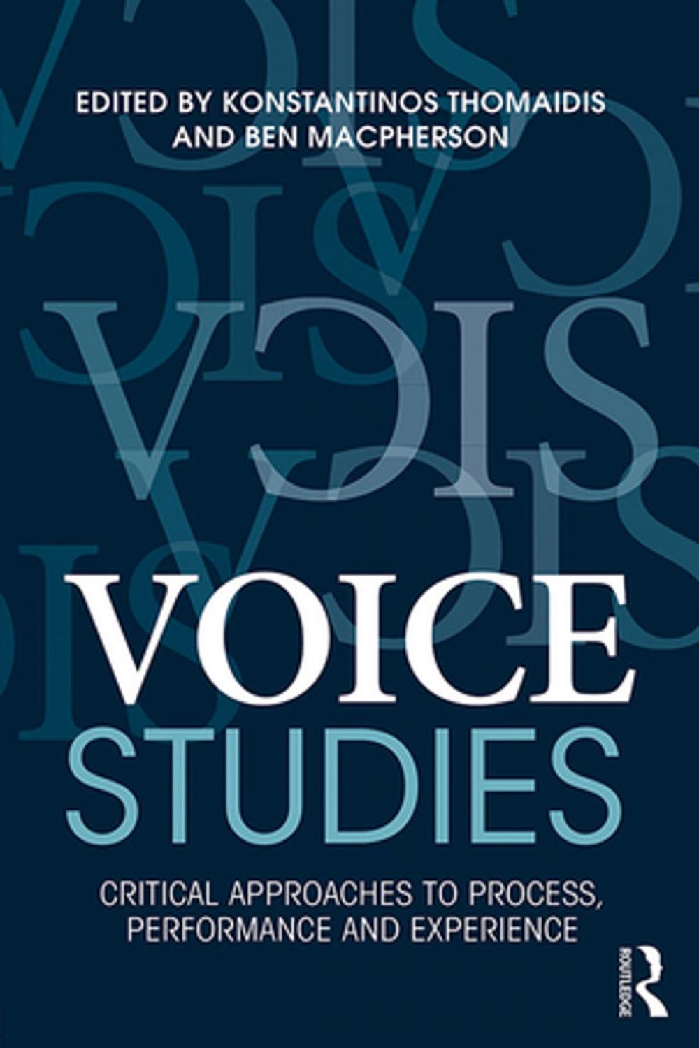 Big bigCover of Voice Studies