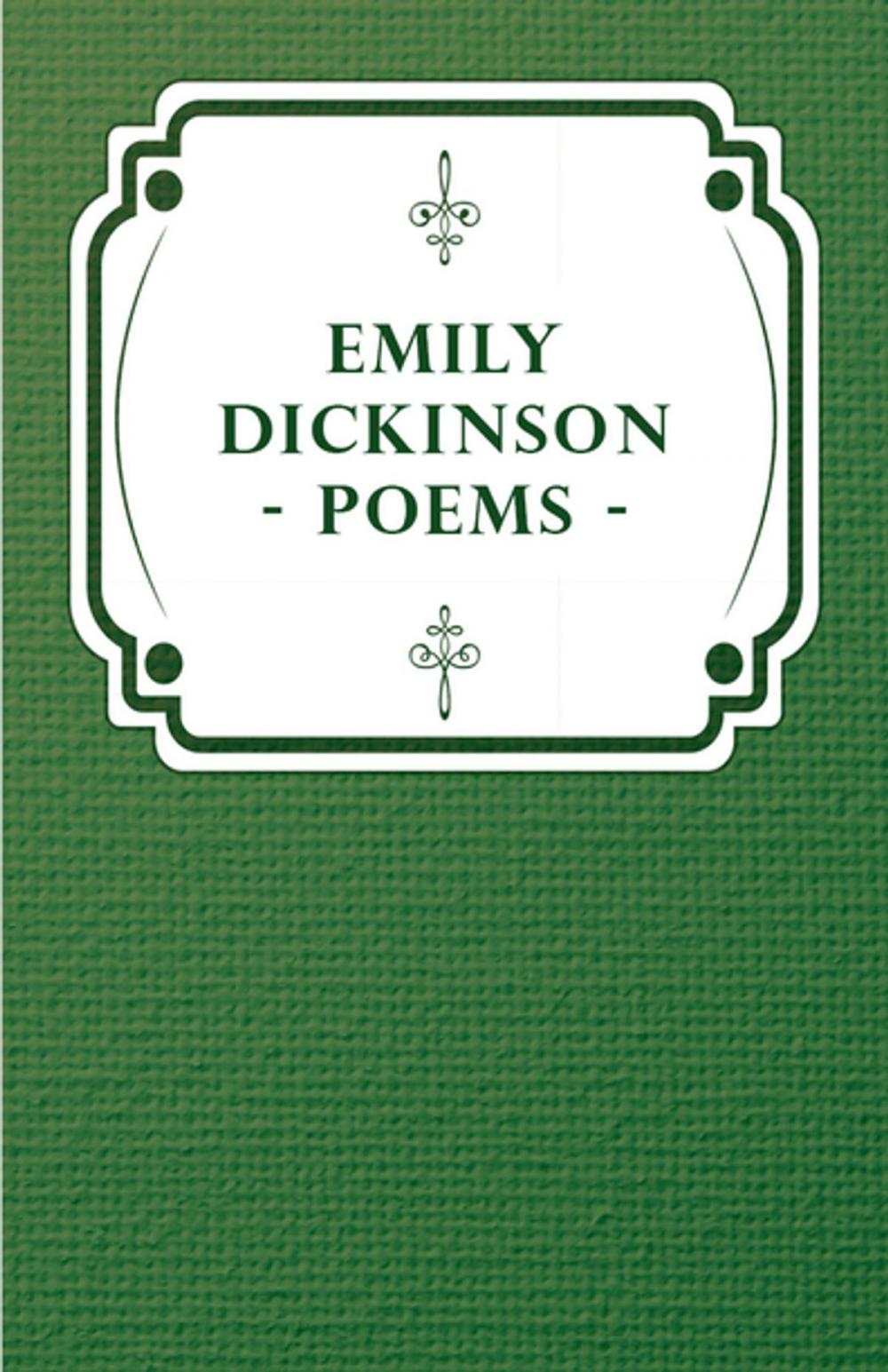 Big bigCover of Emily Dickinson - Poems