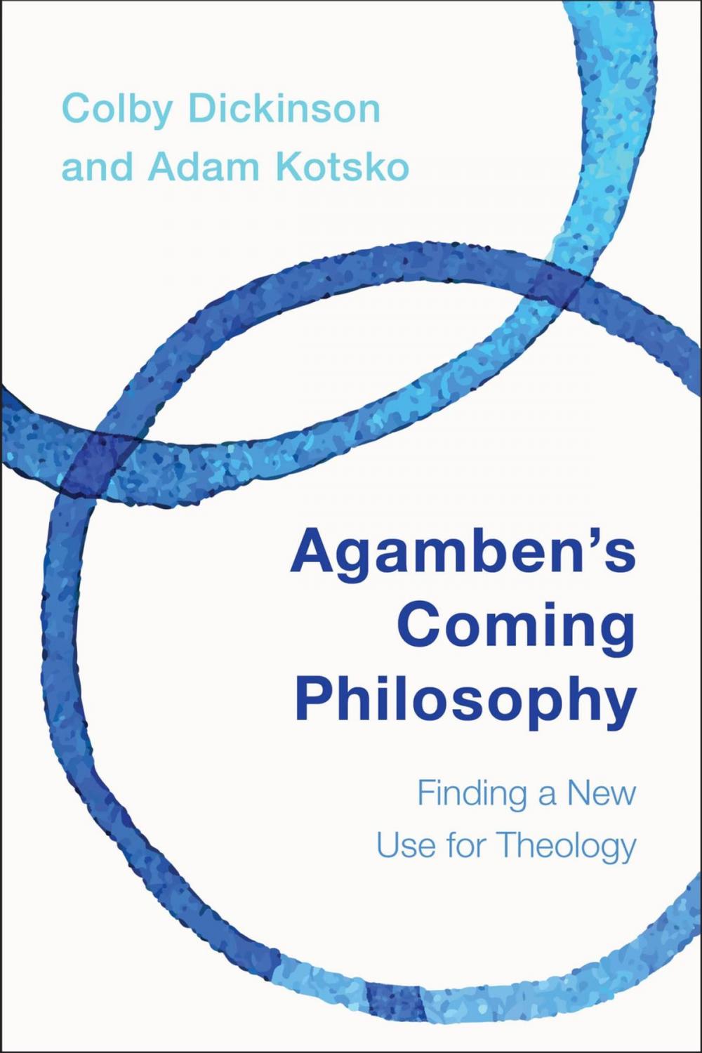 Big bigCover of Agamben's Coming Philosophy