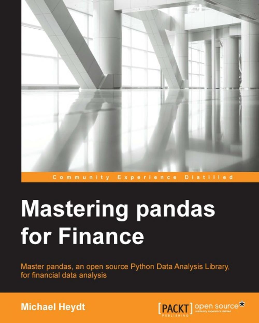 Big bigCover of Mastering pandas for Finance