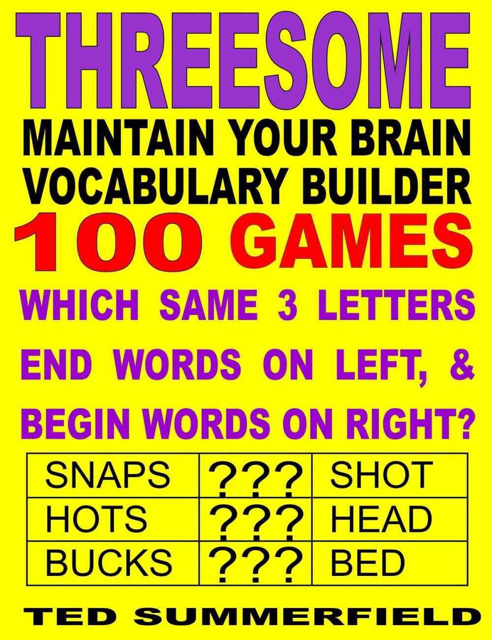 Big bigCover of Maintain Your Brain Vocabulary Builder Threesome Edition
