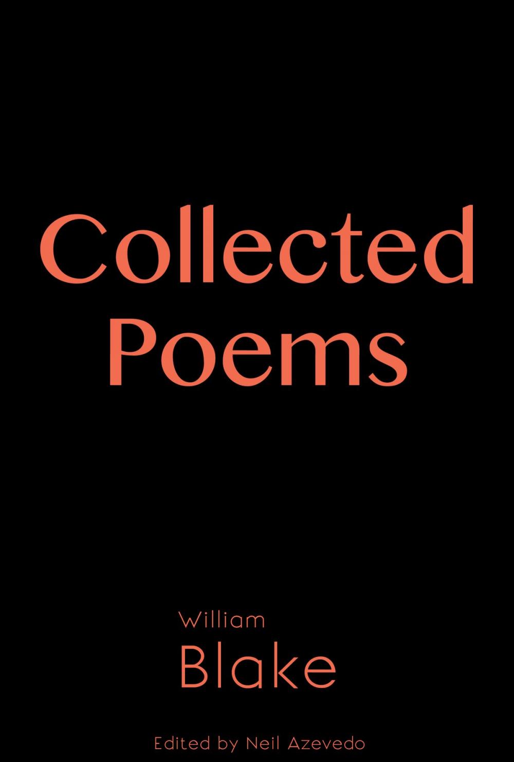 Big bigCover of Collected Poems of William Blake