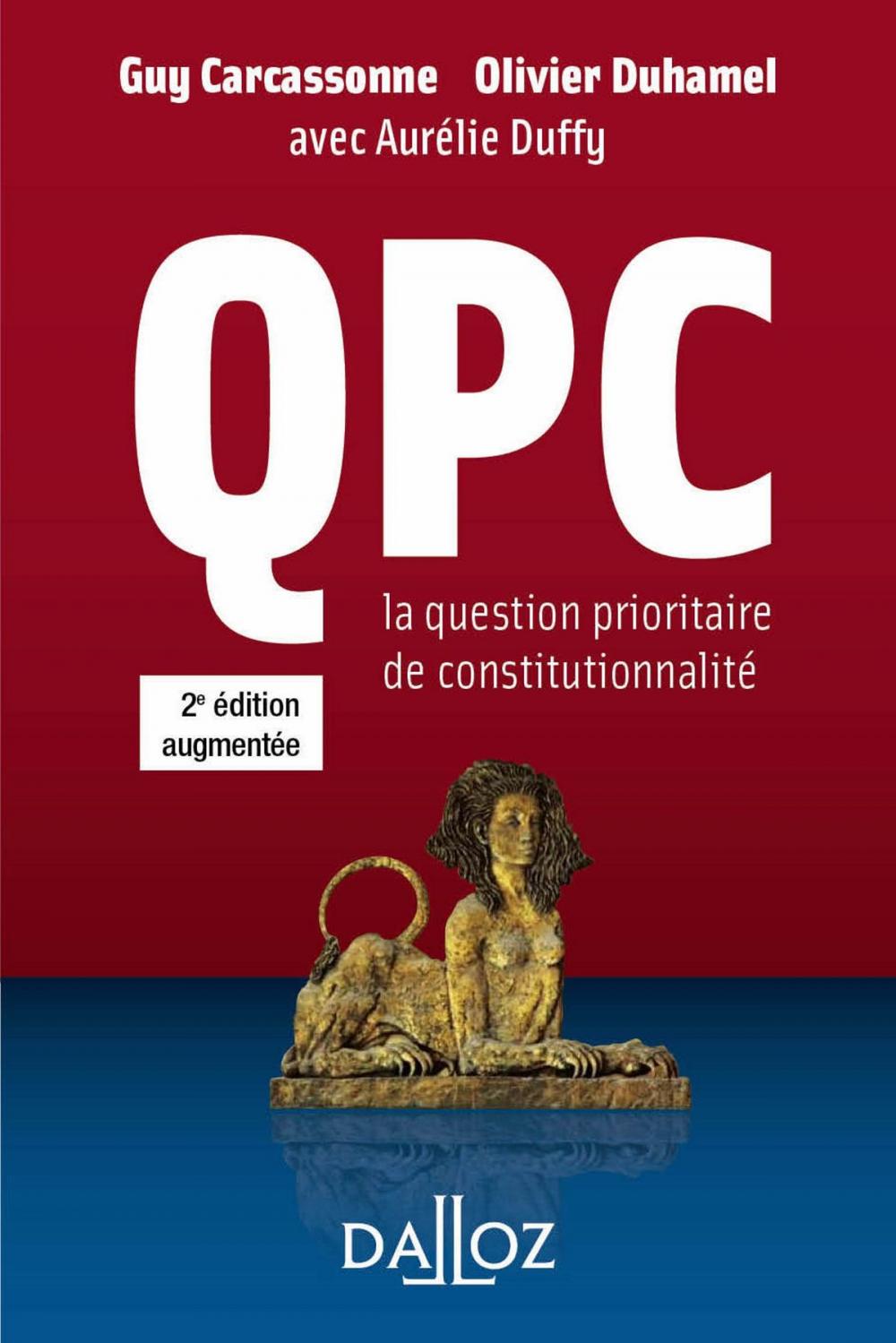 Big bigCover of QPC. La question prioritaire de constitutionnalité