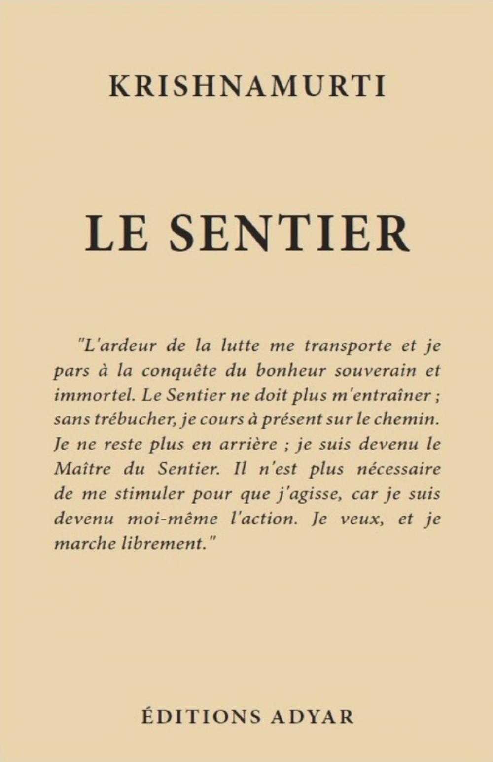 Big bigCover of Le Sentier