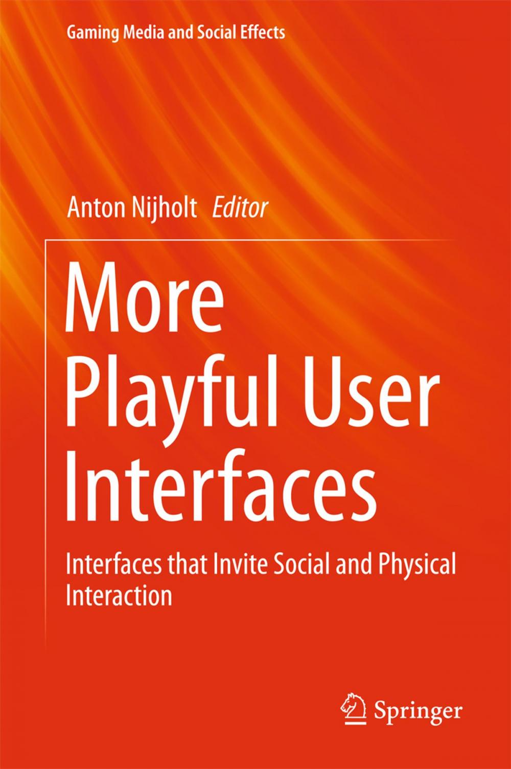 Big bigCover of More Playful User Interfaces