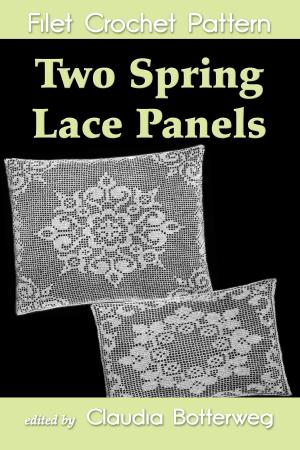 Book cover of Two Spring Lace Panels Filet Crochet Pattern