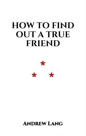 Cover of the book How To Find Out A True Friend by Alan Parker