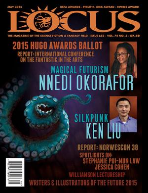 Book cover of Locus Magazine #652 May 2015