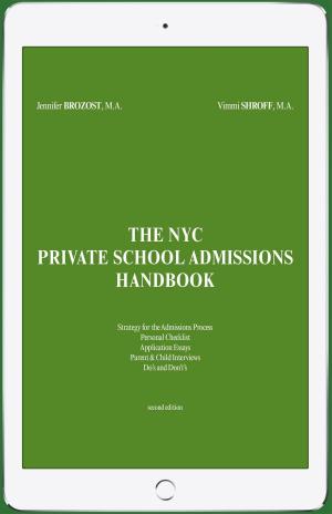 Cover of the book The NYC Private School Admissions Handbook by M.L. Humphrey