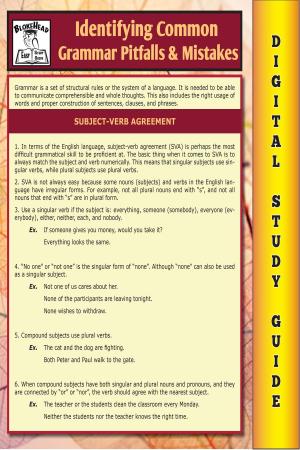 Cover of the book Common Grammar Pitfalls & Mistakes ( Blokehead Easy Study Guide) by Scott Green