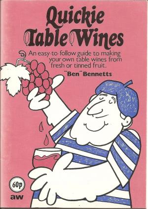 Book cover of Quickie Table Wines