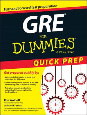 Cover of the book GRE For Dummies Quick Prep by Steven Holzner